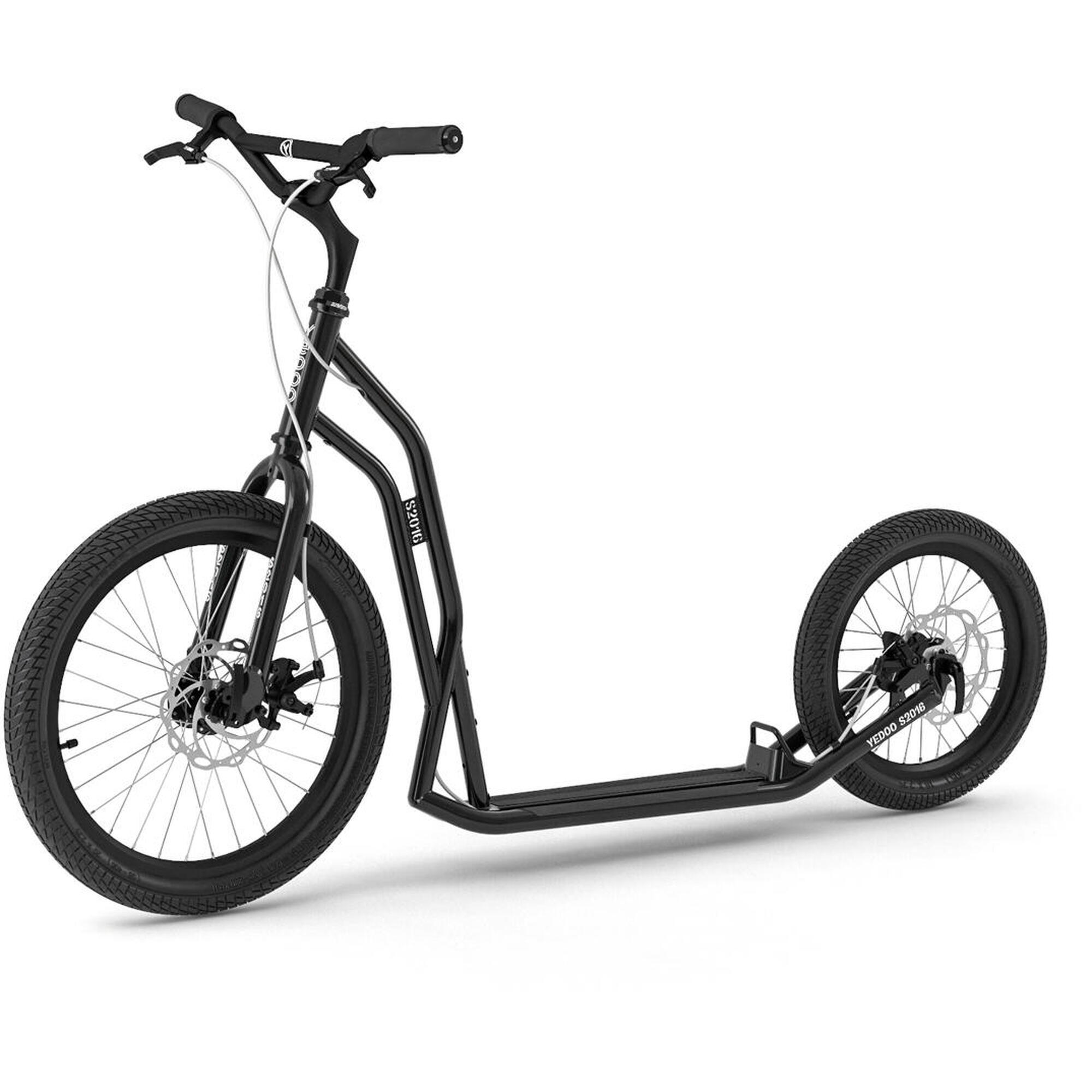 Scooter with inflatable tires S2016 Disc Black