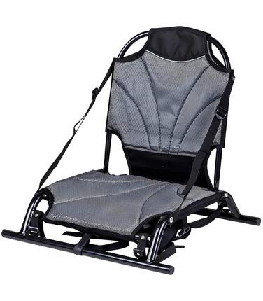 Siège kayak aluminium KOL OUTDOOR – rehaussé, pliable, jusqu'à 140 kg, pêche
