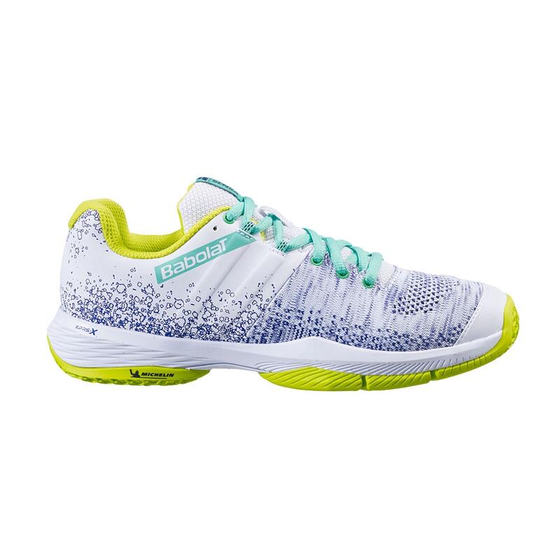 Babolat Sensa Omni Clay Blanco Azul Mujer 31s22757 1066