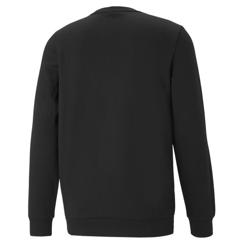 Essentials sweatshirt met klein logo en ronde hals voor heren PUMA Black