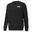 Essentials sweatshirt met klein logo en ronde hals voor heren PUMA Black