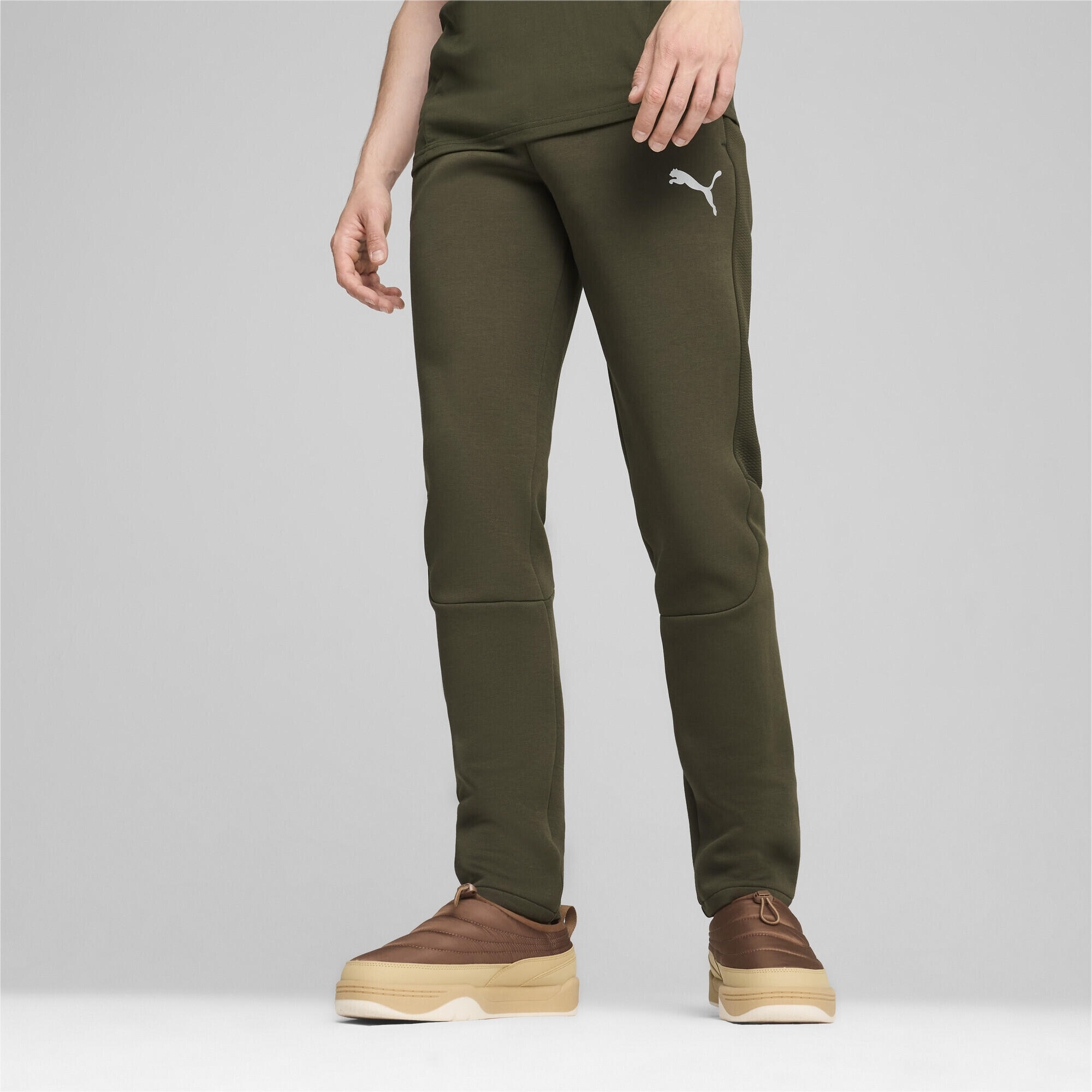 EVOSTRIPE Hose Herren PUMA Dark Olive Green 3/7