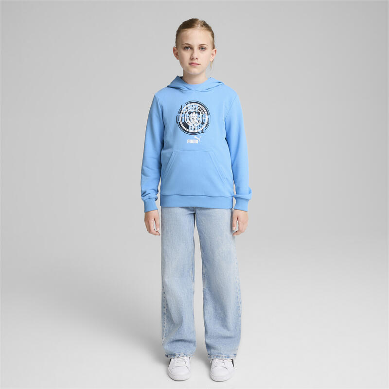 Hoodie ftblCULTURE Manchester City Enfant et Adolescent PUMA Team Light Blue