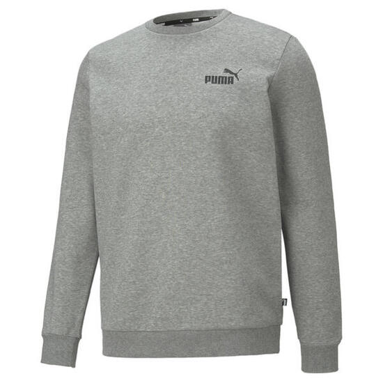 Essentials Small Logo Rundhals-Sweatshirt Herren PUMA Medium Gray Heather