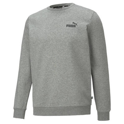 Felpa a girocollo Essentials con logo piccolo da uomo PUMA Black