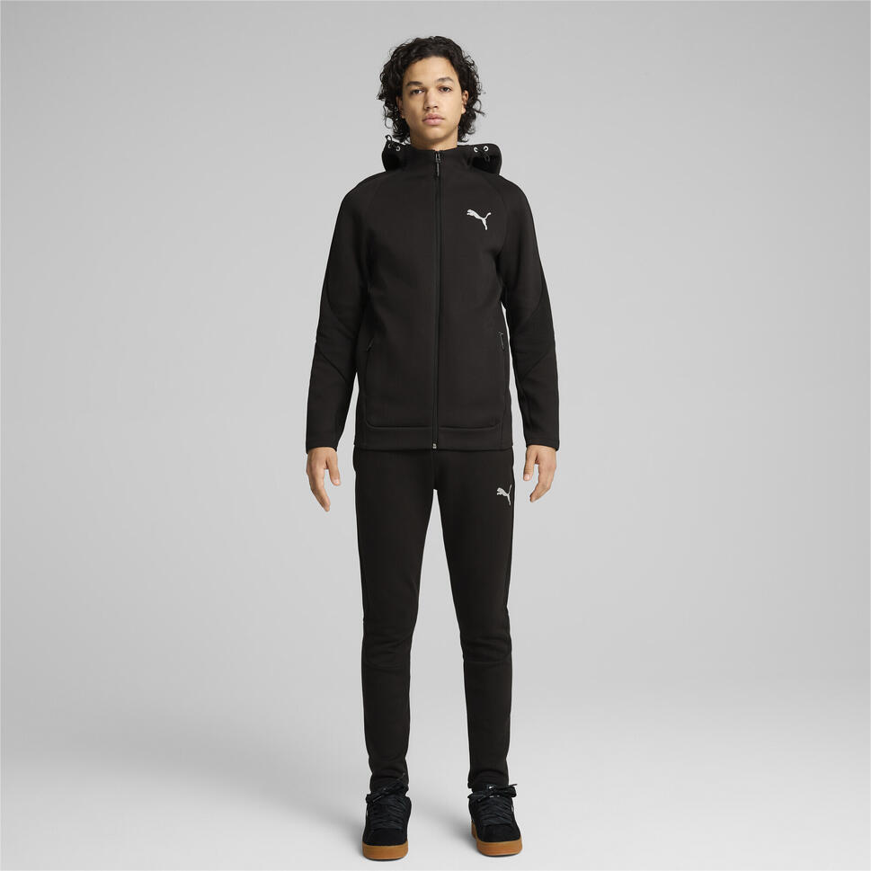 Męska rozpinana bluza z kapturem EVOSTRIPE PUMA Black