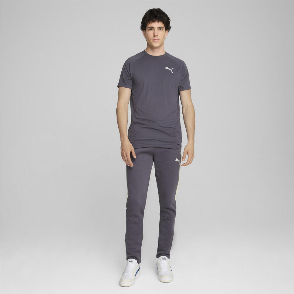Męskie spodnie EVOSTRIPE PUMA Galactic Gray