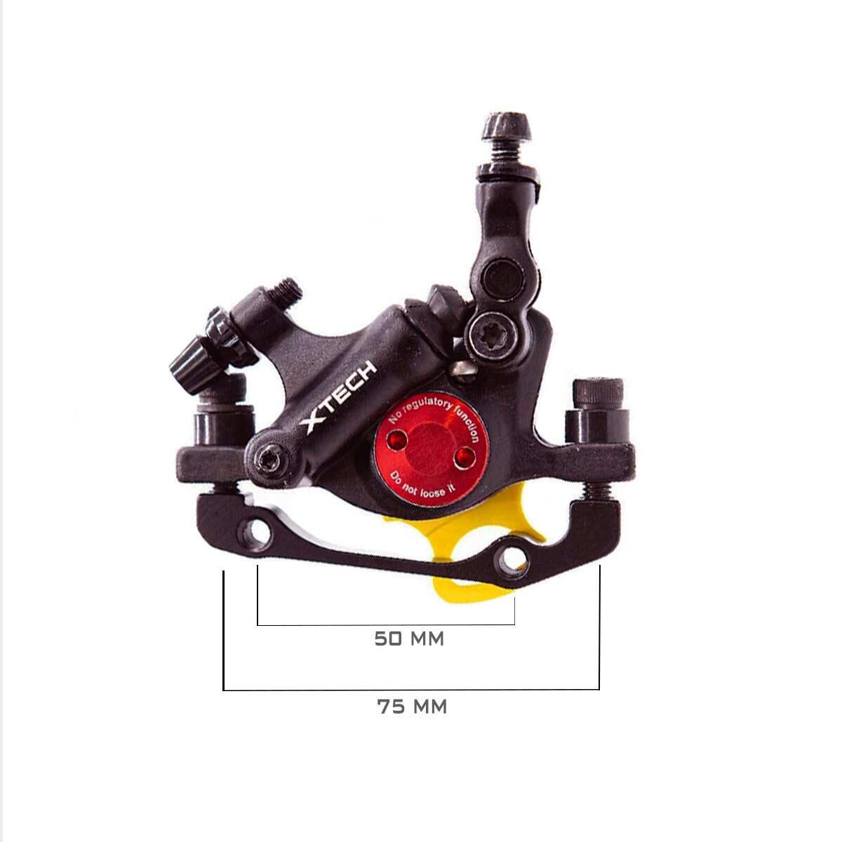 Pinza Freno Compatible Patinetes y Bicicletas Xtech Negro Semi-Hidráulicas Negro 4/5