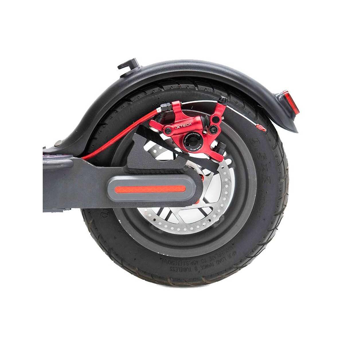 Pinza Freno Patinetes y Bicicletas Xtech Rojo Semi-Hidráulicas 3/4