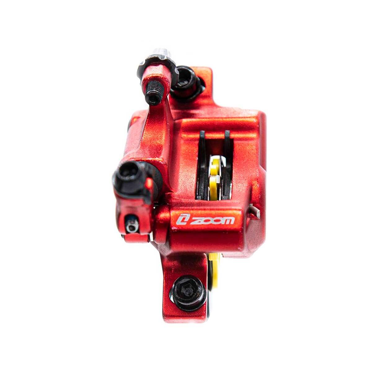 Pinza Freno Patinetes y Bicicletas Xtech Rojo Semi-Hidráulicas 2/4