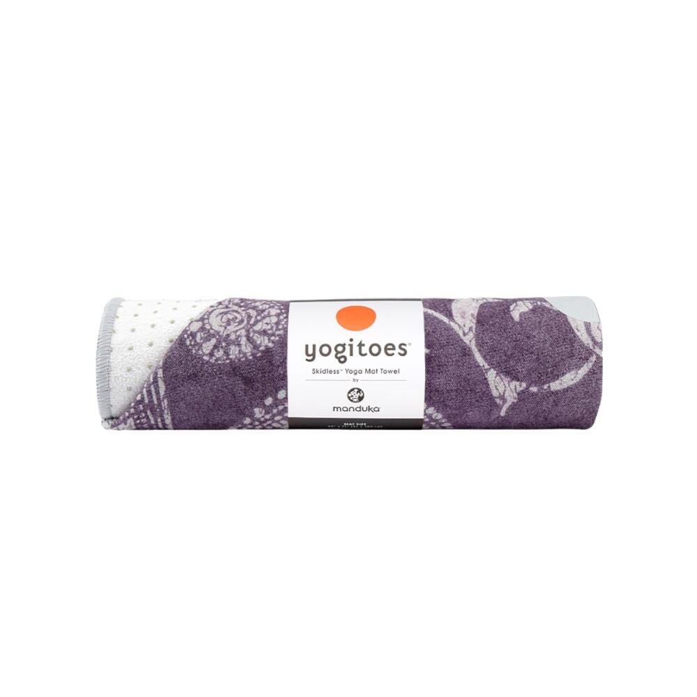 YOGITOES SKIDLESS YOGA MAT TOWEL GEIJA PURPLE 2.0