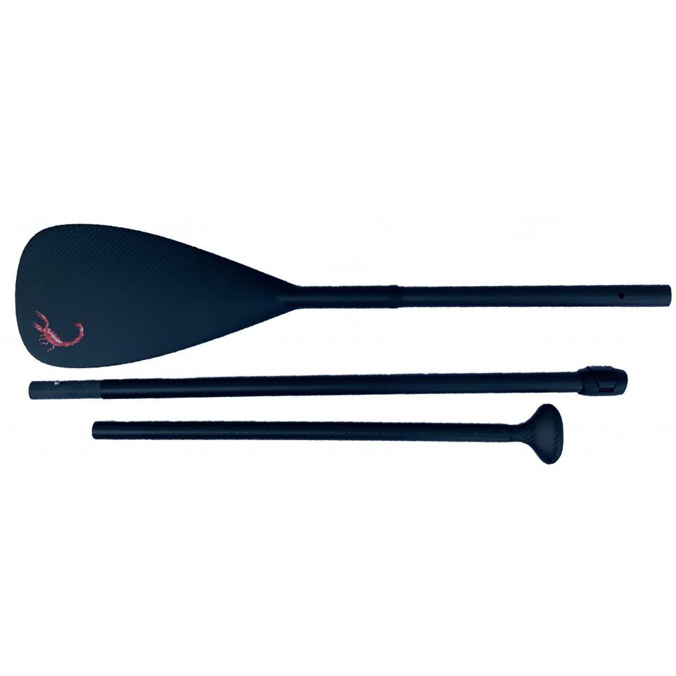 Wiosło składane do deski sup Scorpio Full Carbon lekkie włókno węglowe 180-220cm