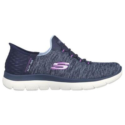 Buty SKECHERS SLIP-INS: SUMMITS- DAZZLING HAZE Niebieski