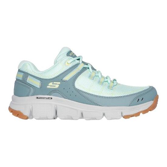 Baskets Femme SUMMITS AT - ARTISTS BLUF Skechers SAGE 180145 Vert SKECHERS