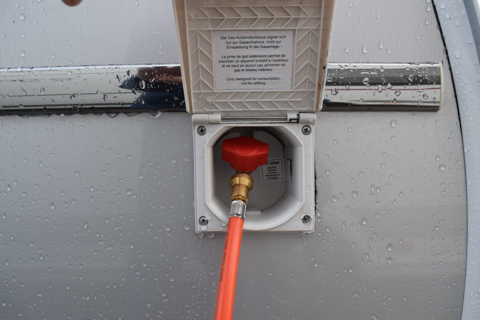 Tuyau de gaz CADAC pour prise extérieure - 5m - Métal -Plastique 2/2