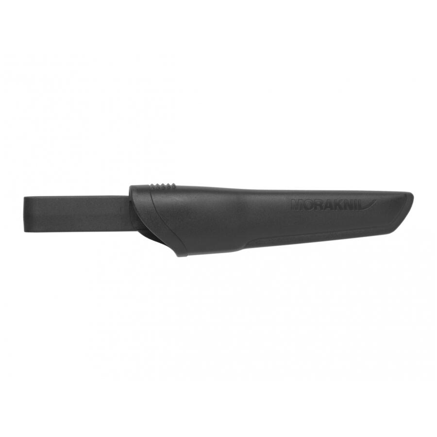 MoraKniv Bushcraft Black - Messer Schwarz 3/4