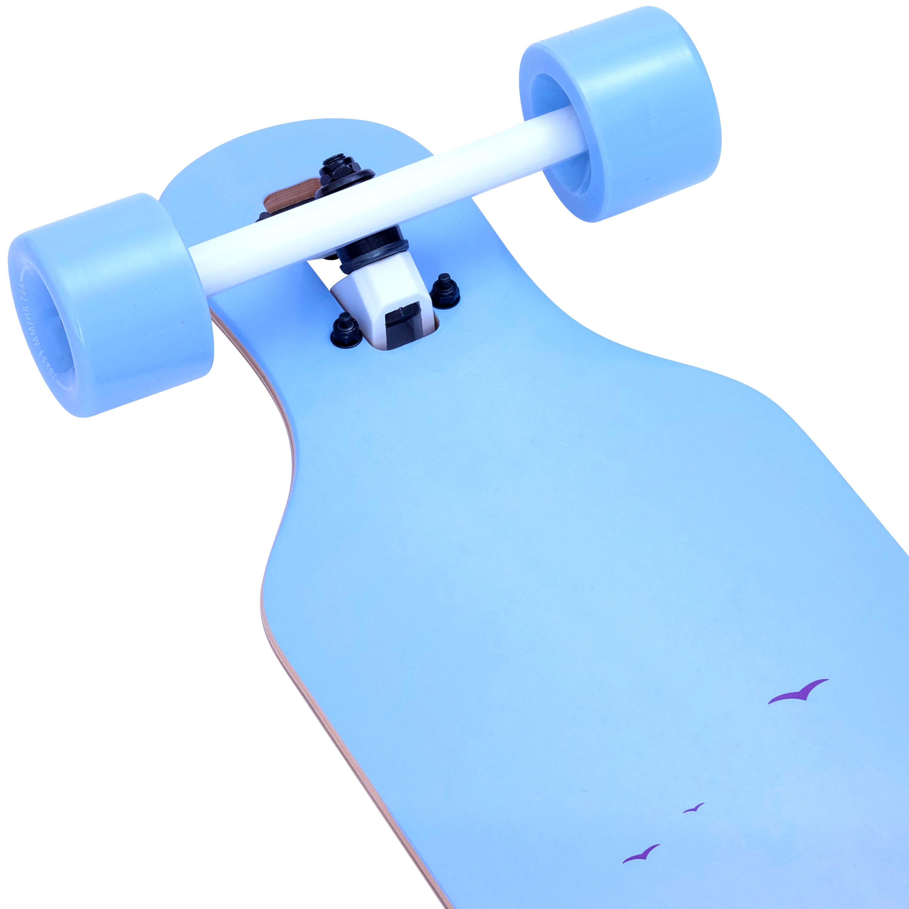 Longboard 36" Special Edition, Cuscinetti ABEC High Speed, Drop-Through 5/7