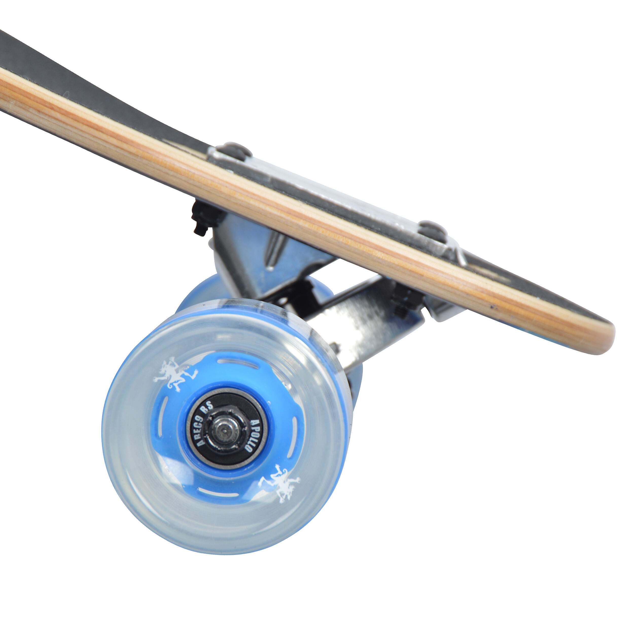 Bamboe Longboard 36" incl. T-Tool, Drop-Through Freeride Cruiser 4/6