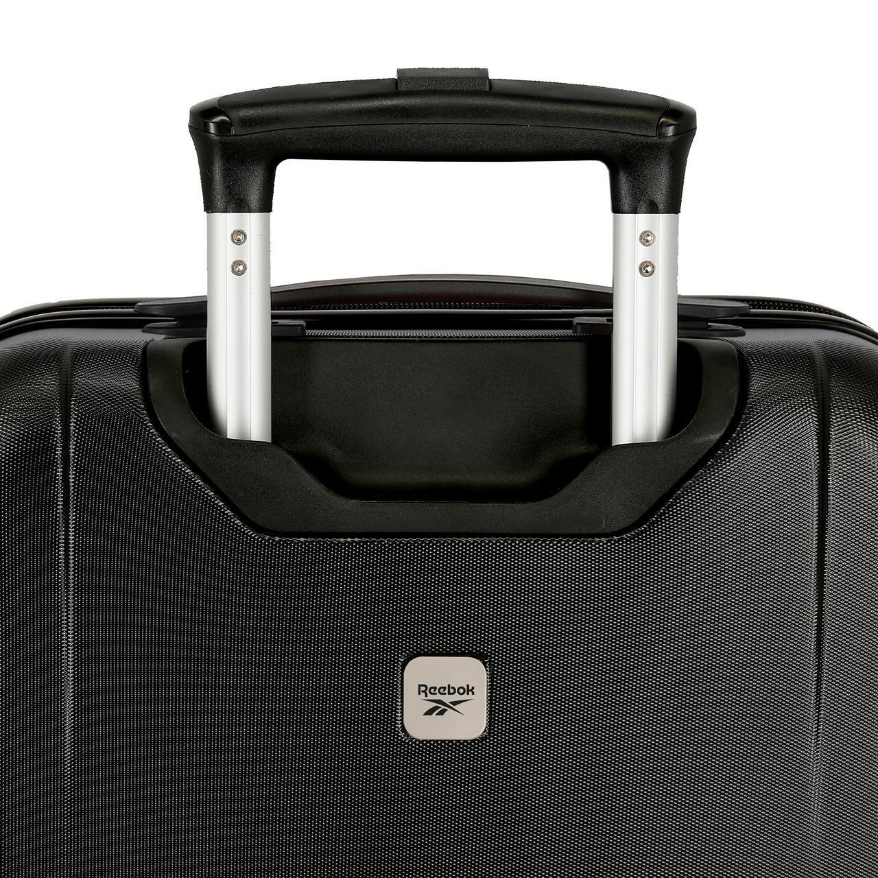 Maleta de cabina ABS rígida Reebok Beverly 38cm 34L Negro 5/5