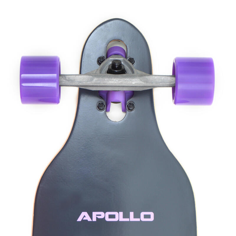 Longboard 38" Edición Especial, ABEC Alta Velocidad, Drop-Through Freeride