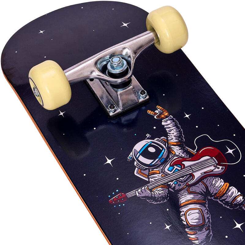 Monopatín Niño 28" ABEC 3 con Ejes de Aluminio | Space Rock