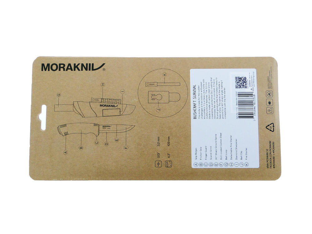 MoraKniv Bushcraft Survival Noir 6/6