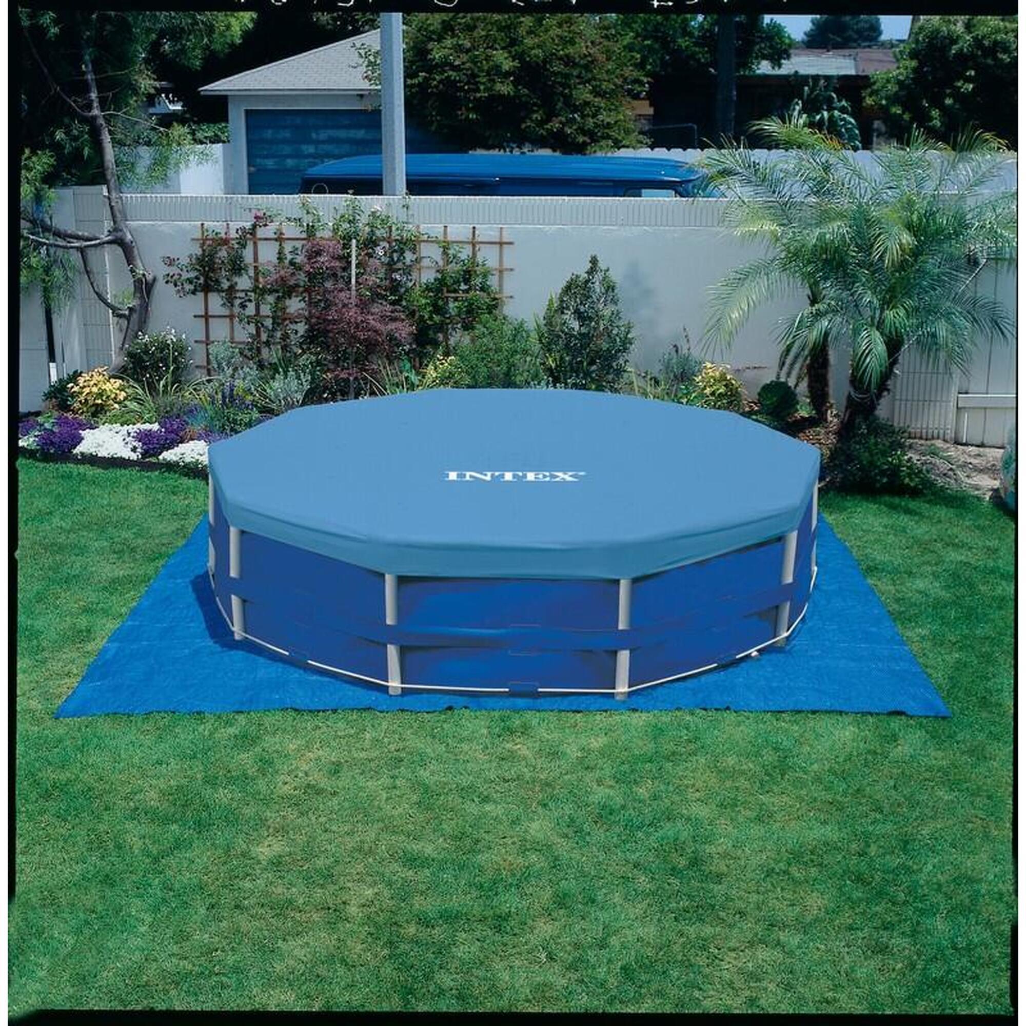 PISCINE TUBULAIRE RONDE INTEX METAL FRAME 4.57 X 1.22