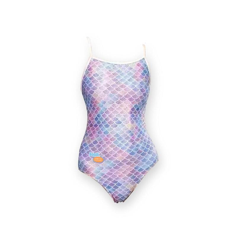 Mermaidtopia 訓練泳衣 (有胸墊) - 粉紅色