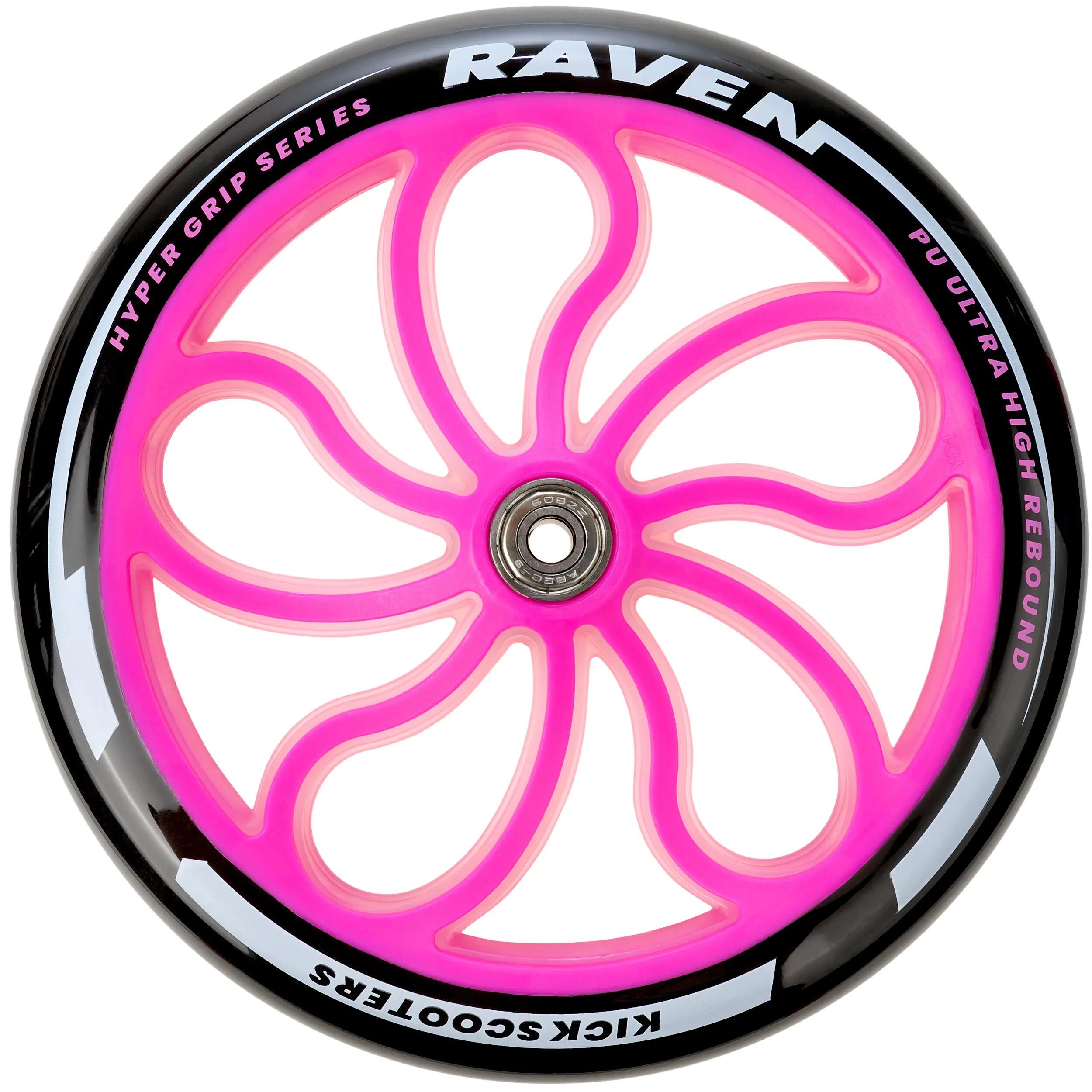Kółka do hulajnogi Raven Galaxia 200mm 2szt LED 4/5