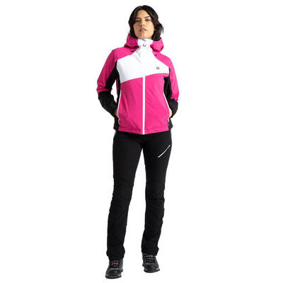 Dames excalibar skijas (puur roze/zwart)
