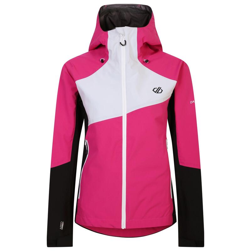 Chaqueta de Esquí Excalibar para Mujer Rosa Puro, Negro