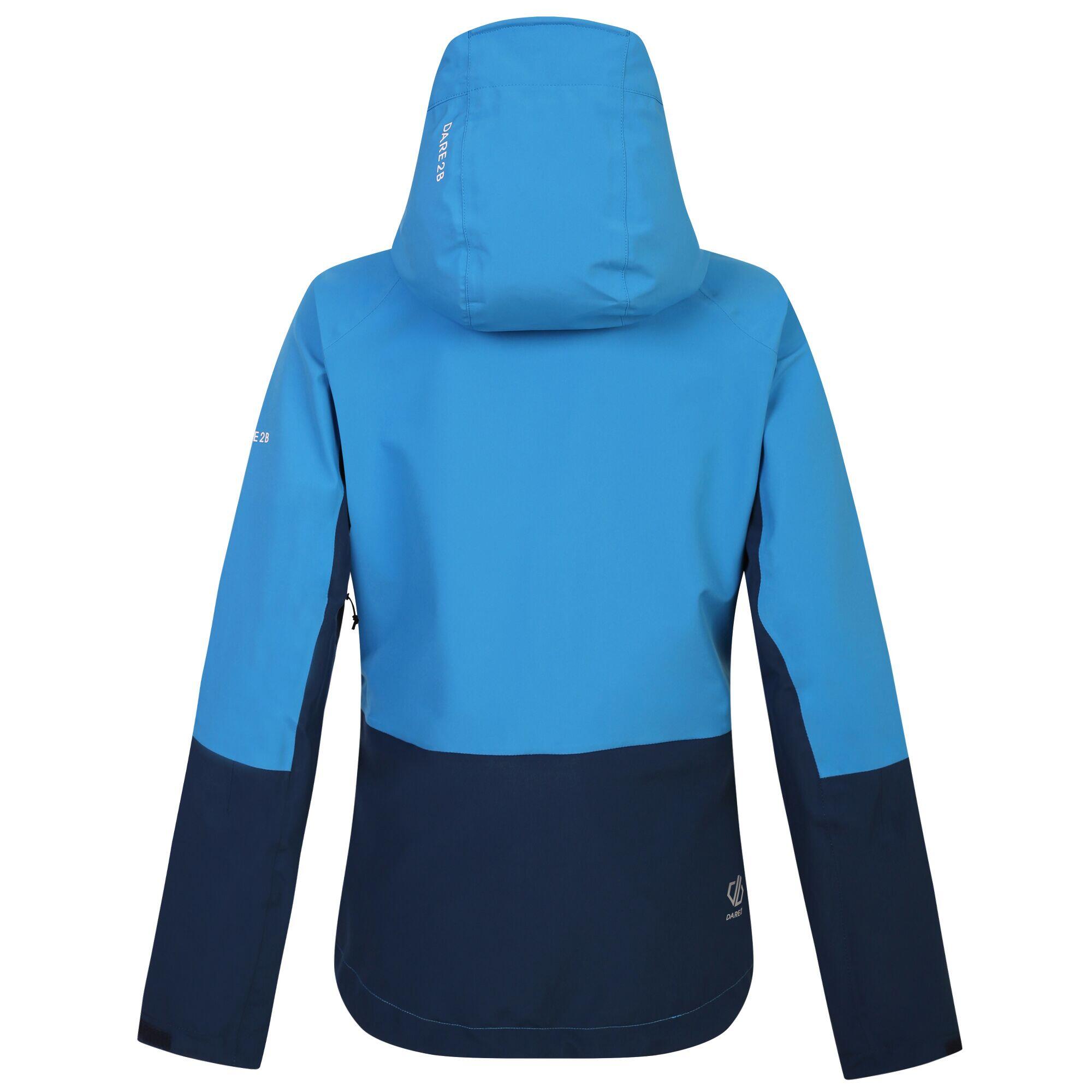 "Excalibar" Skijacke für Damen Schwedisch Blau/Dunkel-Jeansblau 2/5