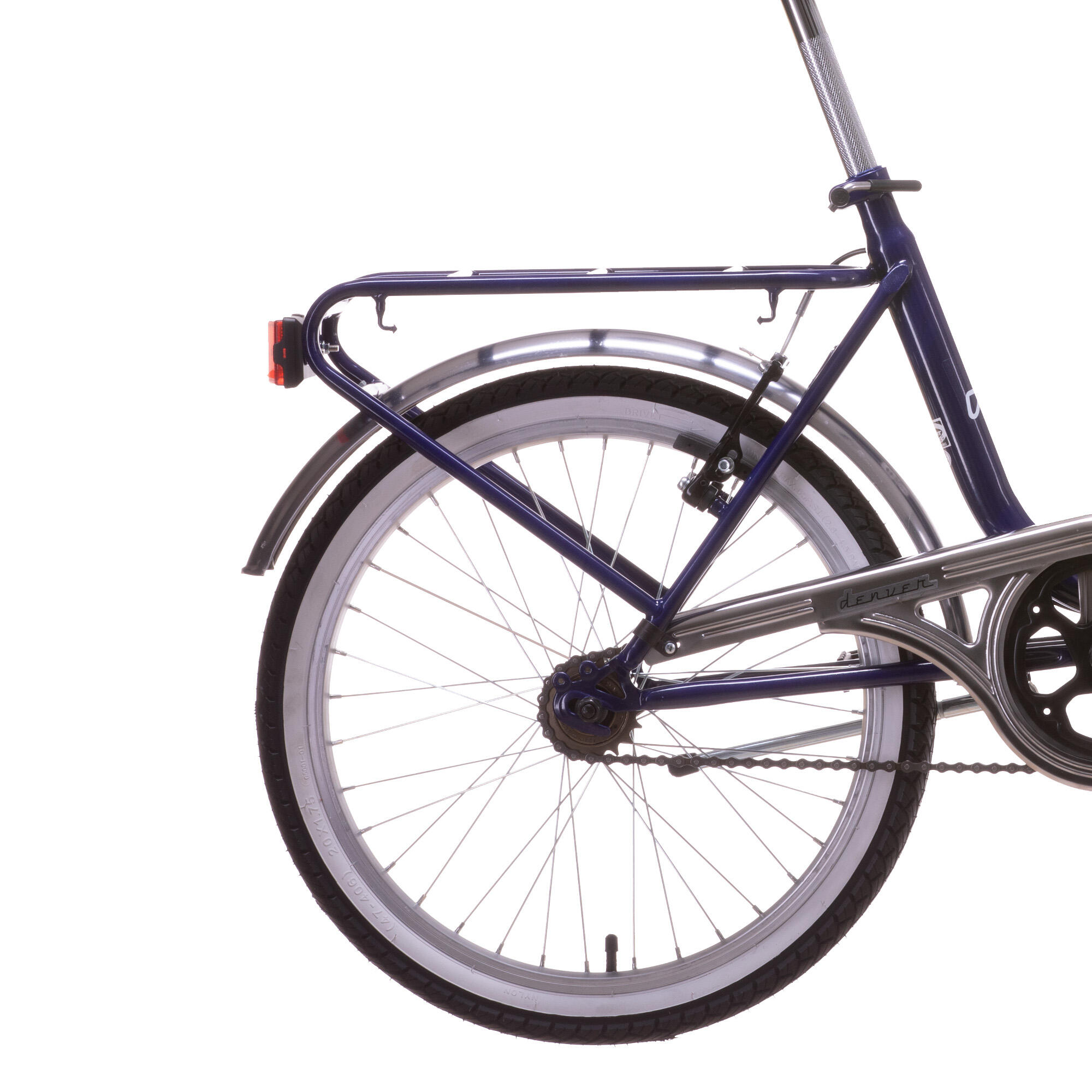 Bicicleta Dobrável 20" Scrapper Dolcevita Azul 3/4
