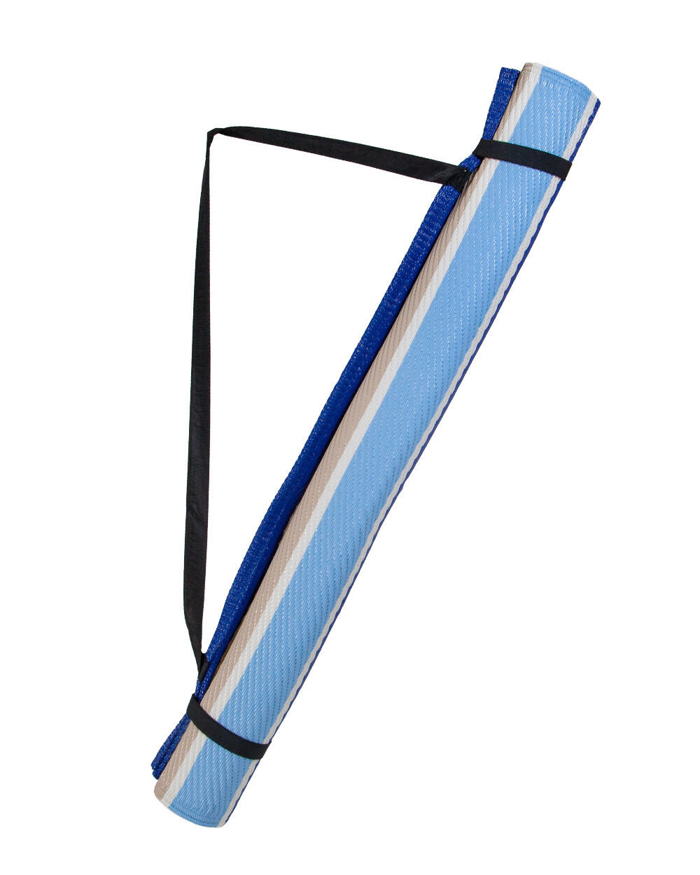 TAPIS PORTABLE ANTI-SABLE BLEU+BEIG 90x180 CM 2/5