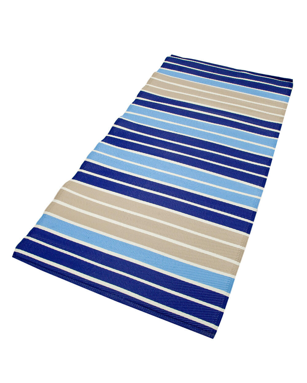TAPIS PORTABLE ANTI-SABLE BLEU+BEIG 90x180 CM 3/5