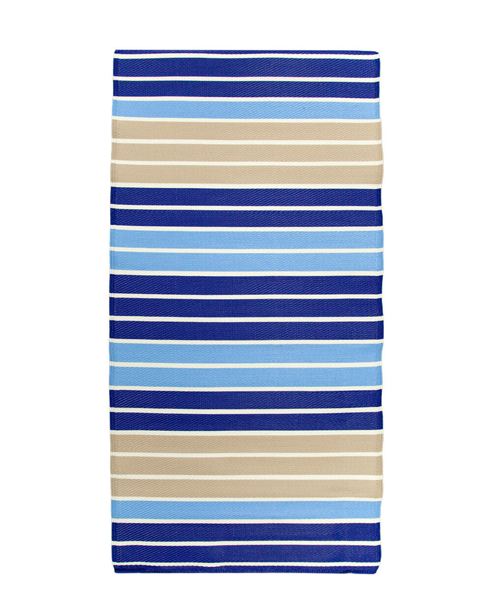 TAPIS PORTABLE ANTI-SABLE BLEU+BEIG 90x180 CM 5/5