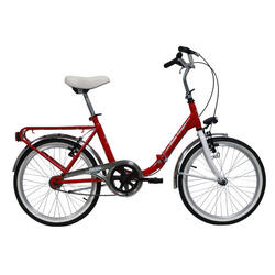 Bicicleta Paseo Plegable 20" Dolcevita  Rojo