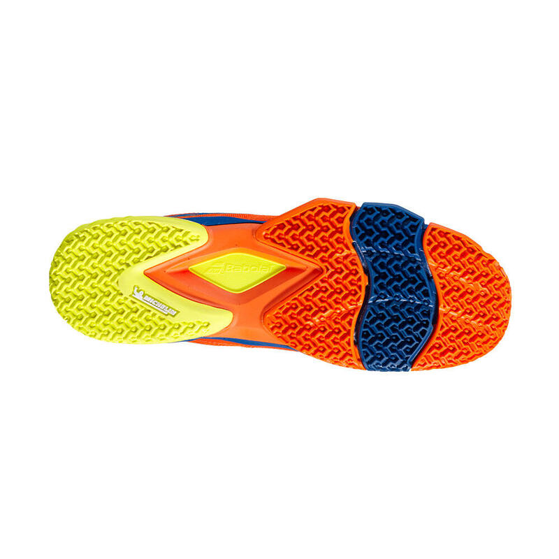 Zapatillas Babolat Jet Premura Naranja Azul 30s227526015