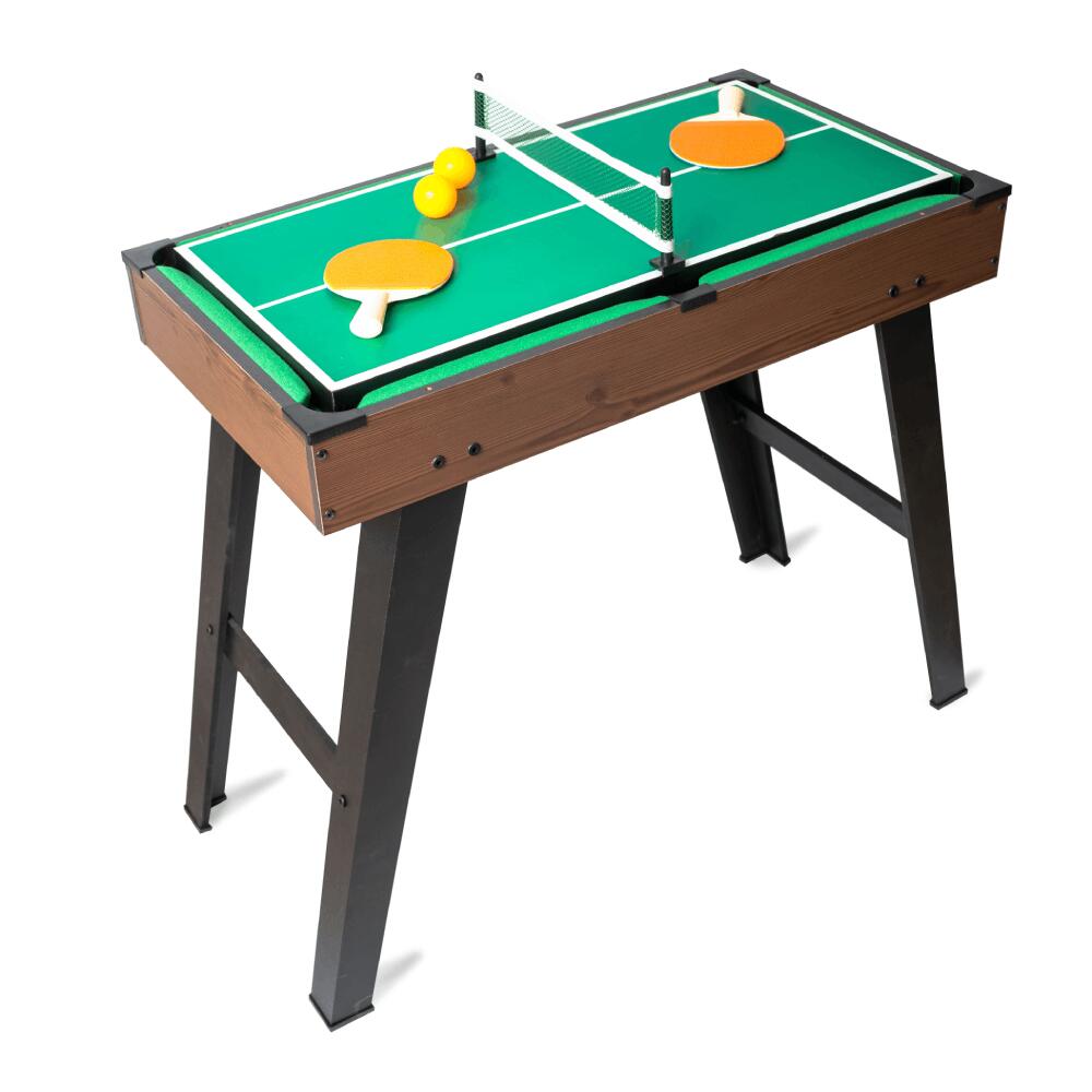 Devessport Mesa Multijuego 4-1 Woody (Futbolín, Billar, Ping Pong y Air Hockey) 5/7