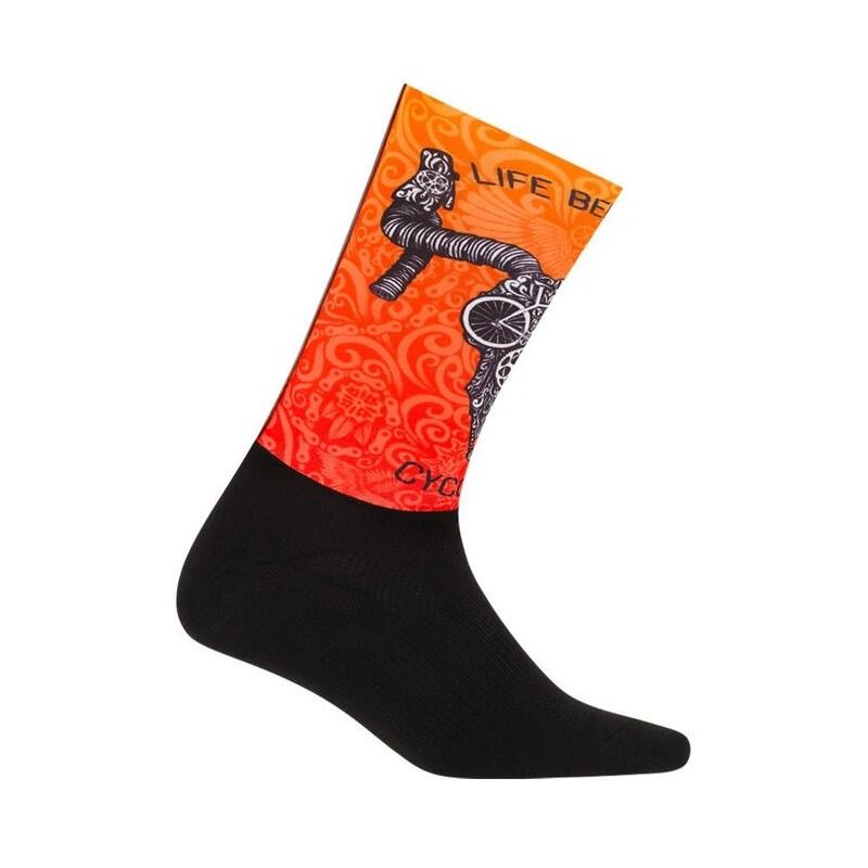 Calcetines de ciclismo Cycology Life Behind Bars Aero 3/4