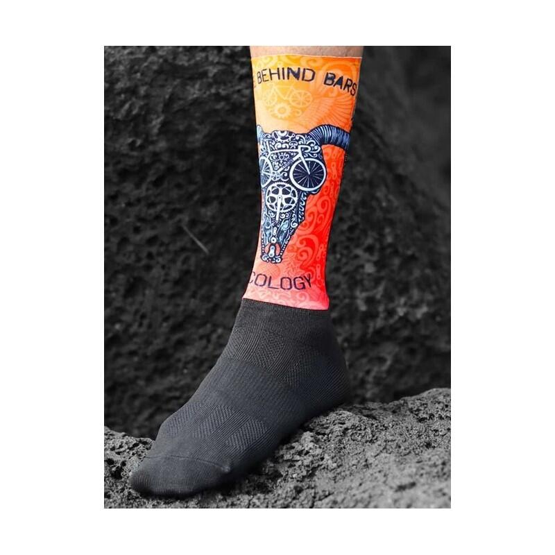 Calcetines de ciclismo Cycology Life Behind Bars Aero 4/4
