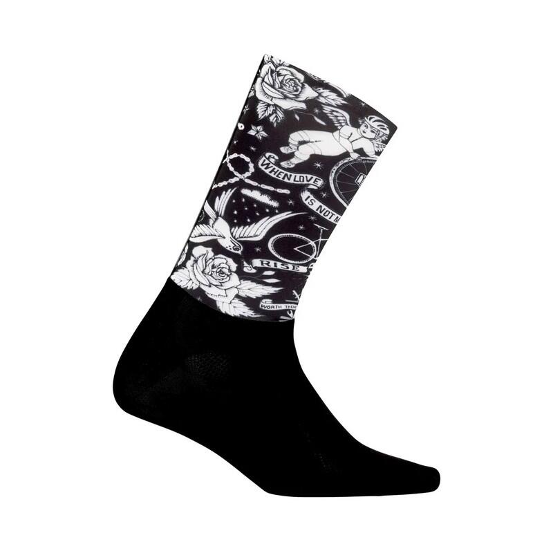 Calcetines de ciclismo Cycology Velo Tattoo Aero 2/3