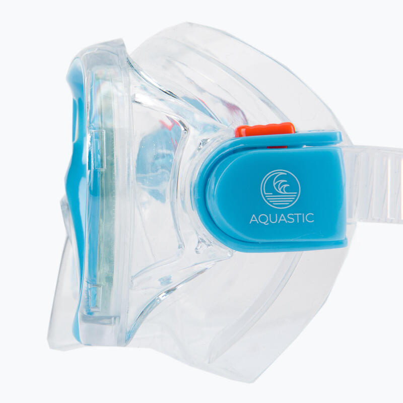 AQUASTIC set de snorkel infantil, máscara + snorkel