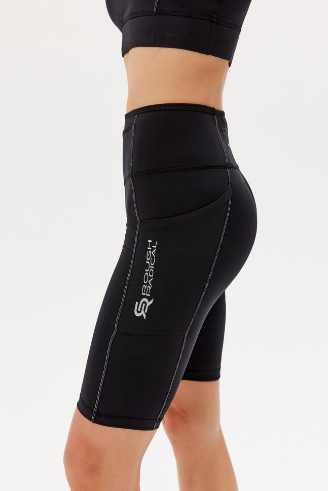Damskie spodenki getry do biegania Rough Radical Fusion Shorts