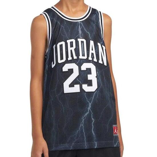 Canotta ragazzo basket jordan - nero