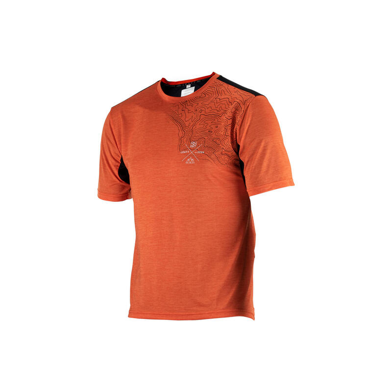 Leatt MTB Trail 1.0 Short Sleeve Jersey Flame Orange