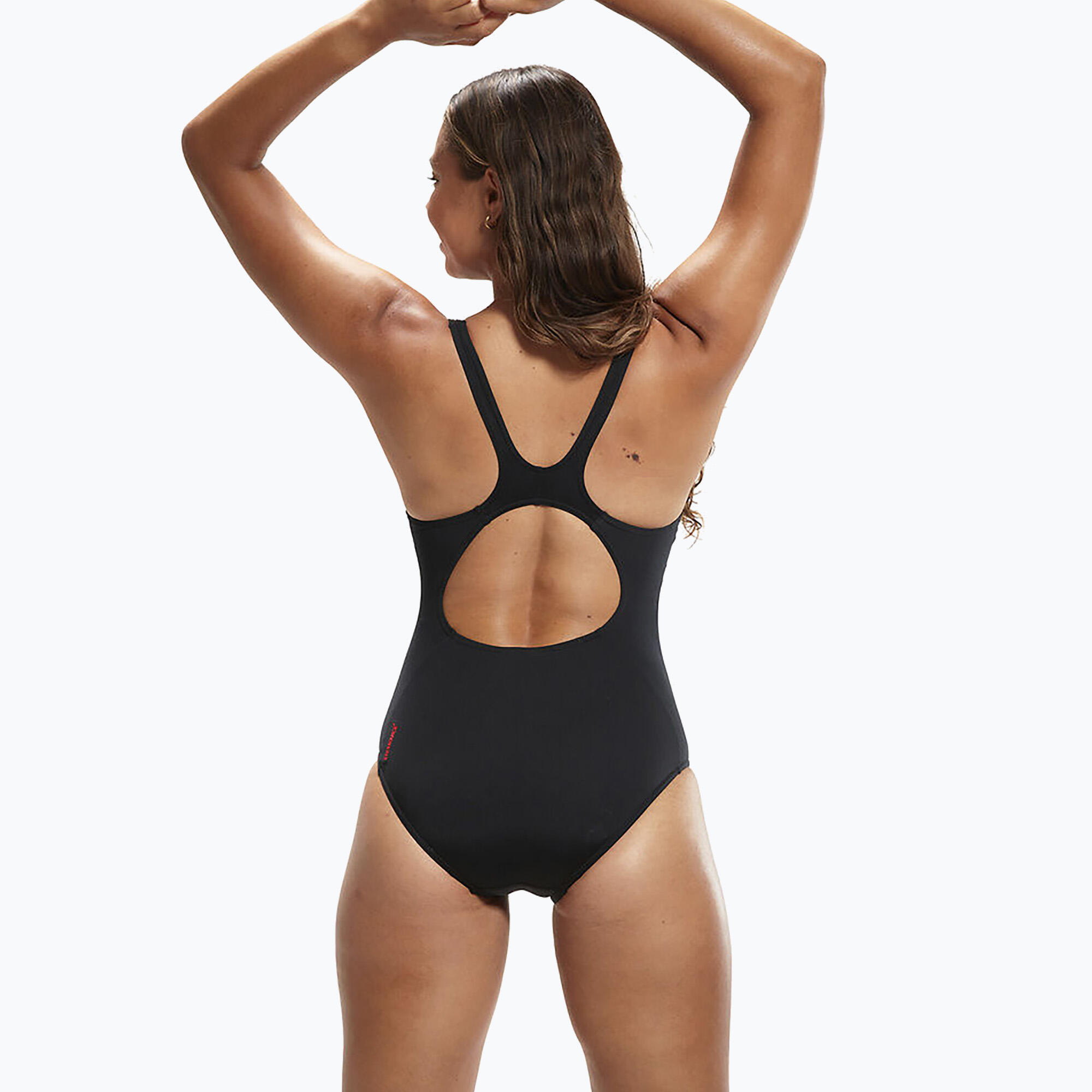 Strój Kąpielowy Speedo Muscleback – Czarno/Czerwono/Niebieski – Rozmiar 28 3/6
