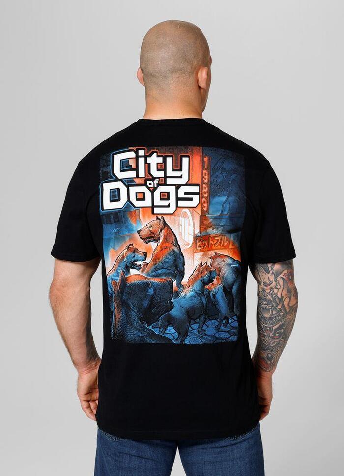 Koszulka bawełniana sportowy t-shirt dla dorosłych City Of Dogs 24