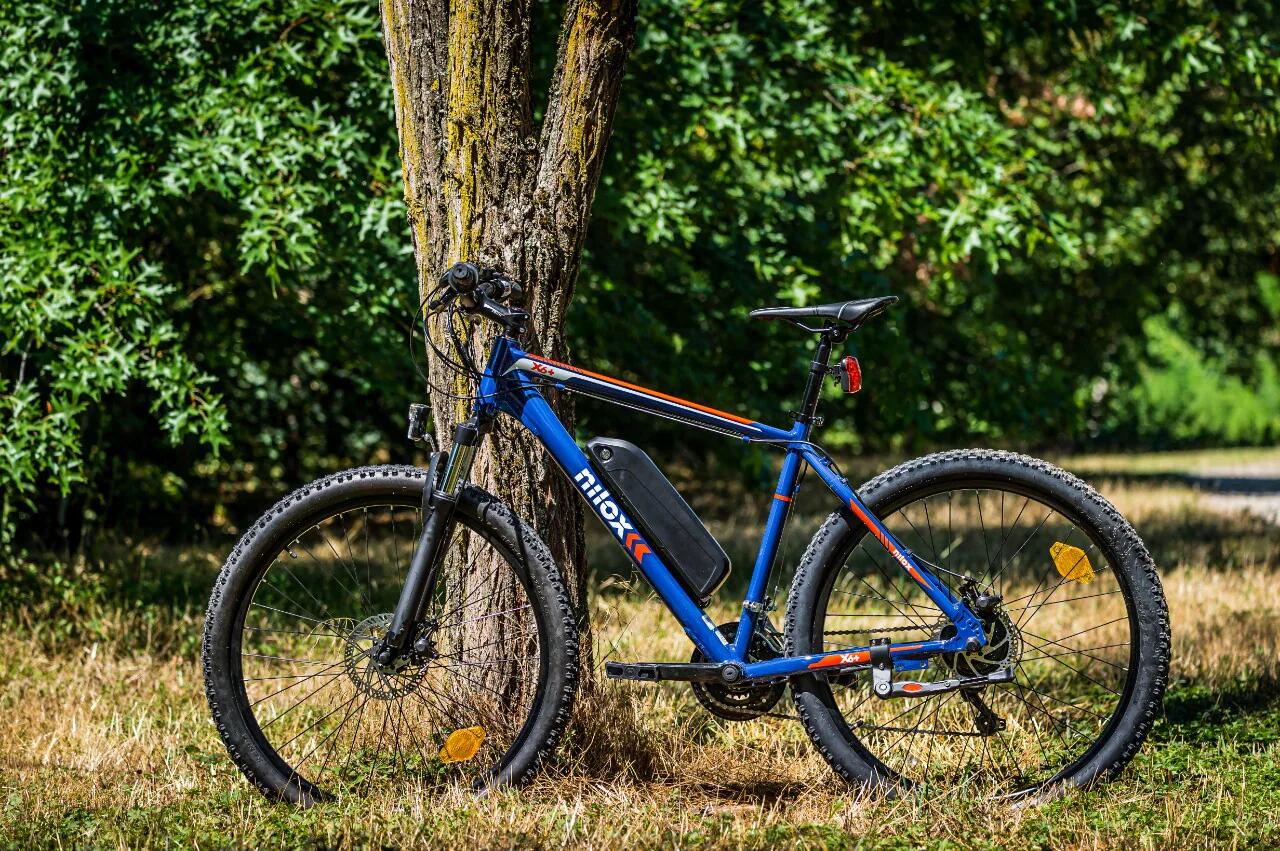 bicicleta de montaña eléctrica Nilox X6 Plus con cambio Shimano para adulto 3/7