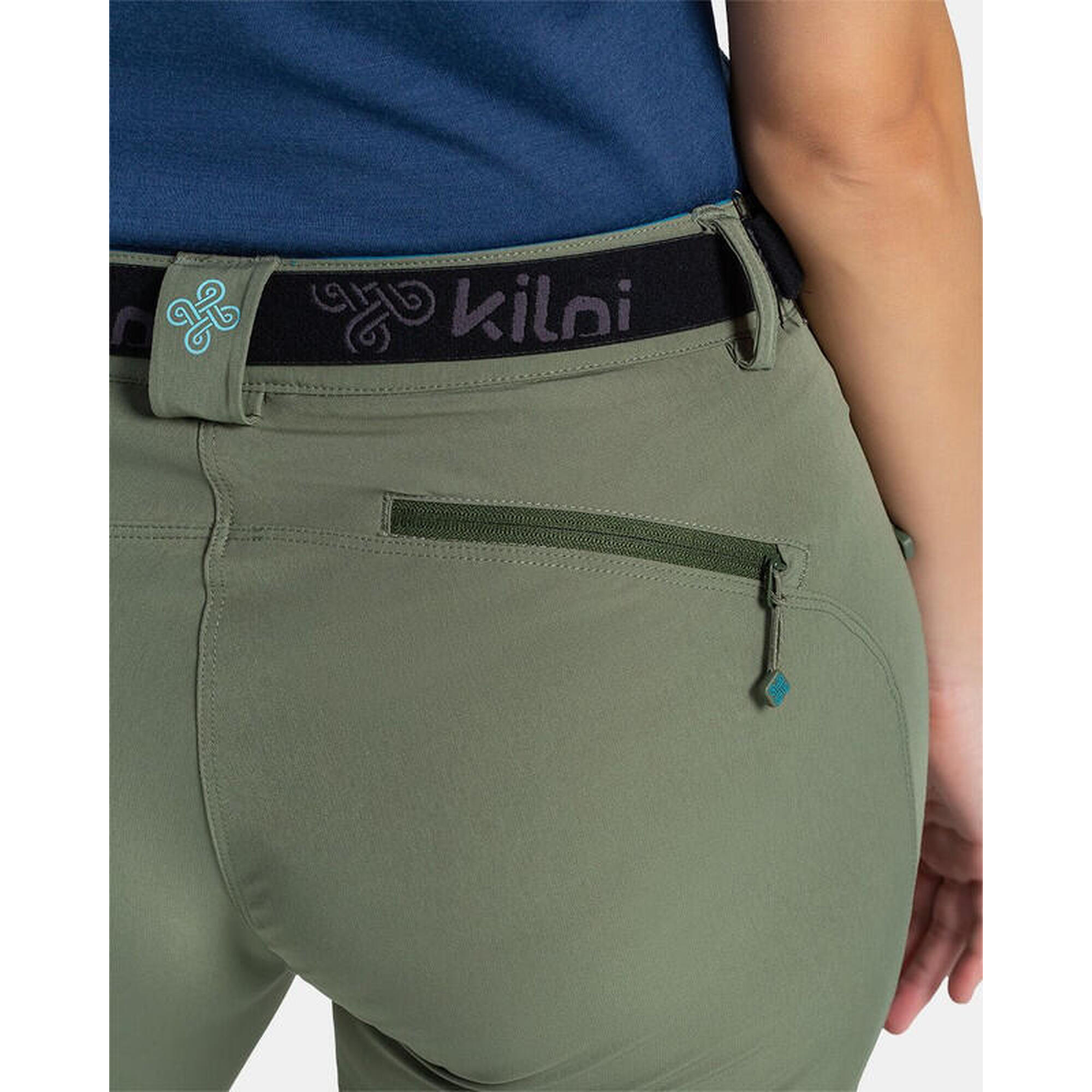 Pantalón de montaña y trekking BELVELA-W mujer Kilpi Caqui